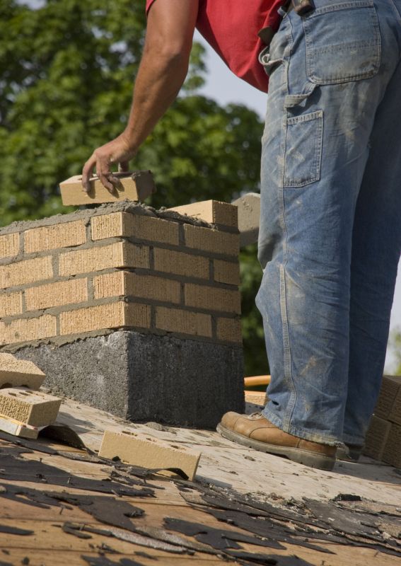 Brick Chimney Installation